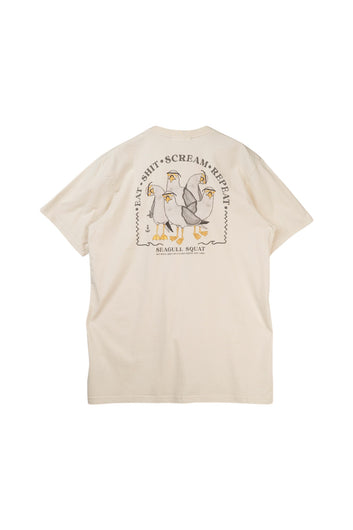 Lakor U Seagull Squad Back T-shirt Rainy Day