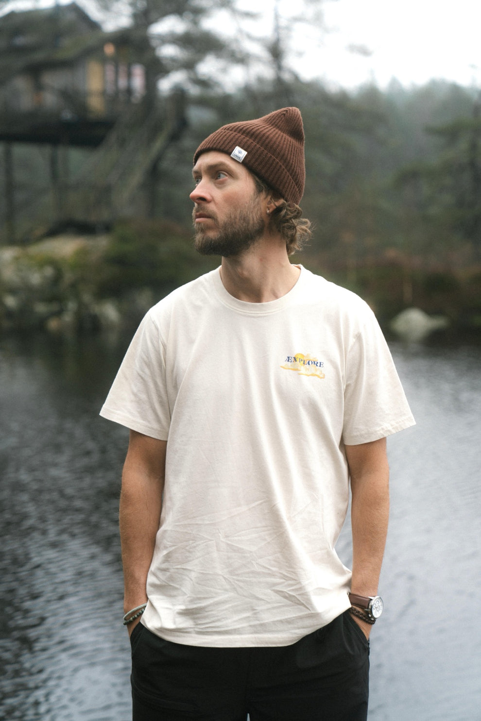 Lakor Merino Wool Beanie Brown