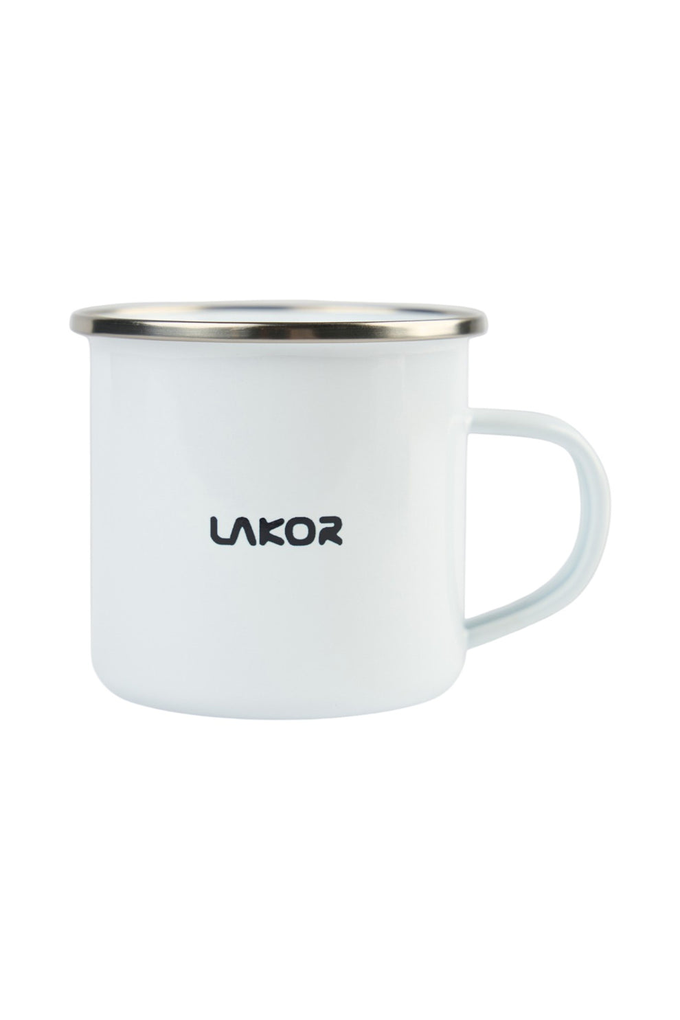Lakor Lazy Lumber Enamel Mug White