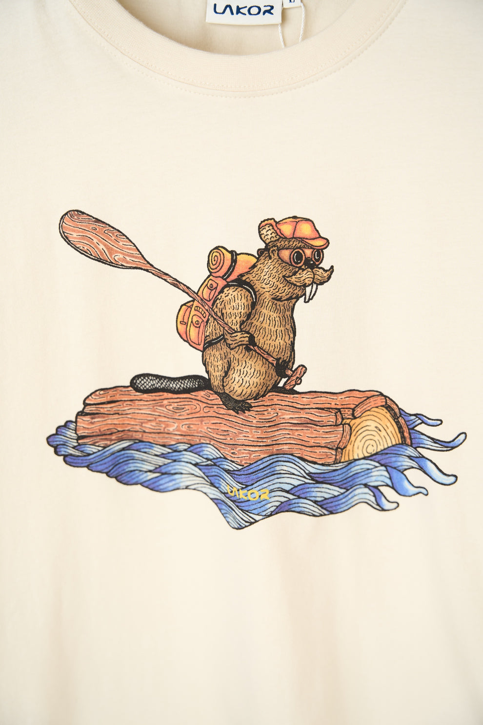 Lakor Beaver Rafting T-Shirt Rainy Day