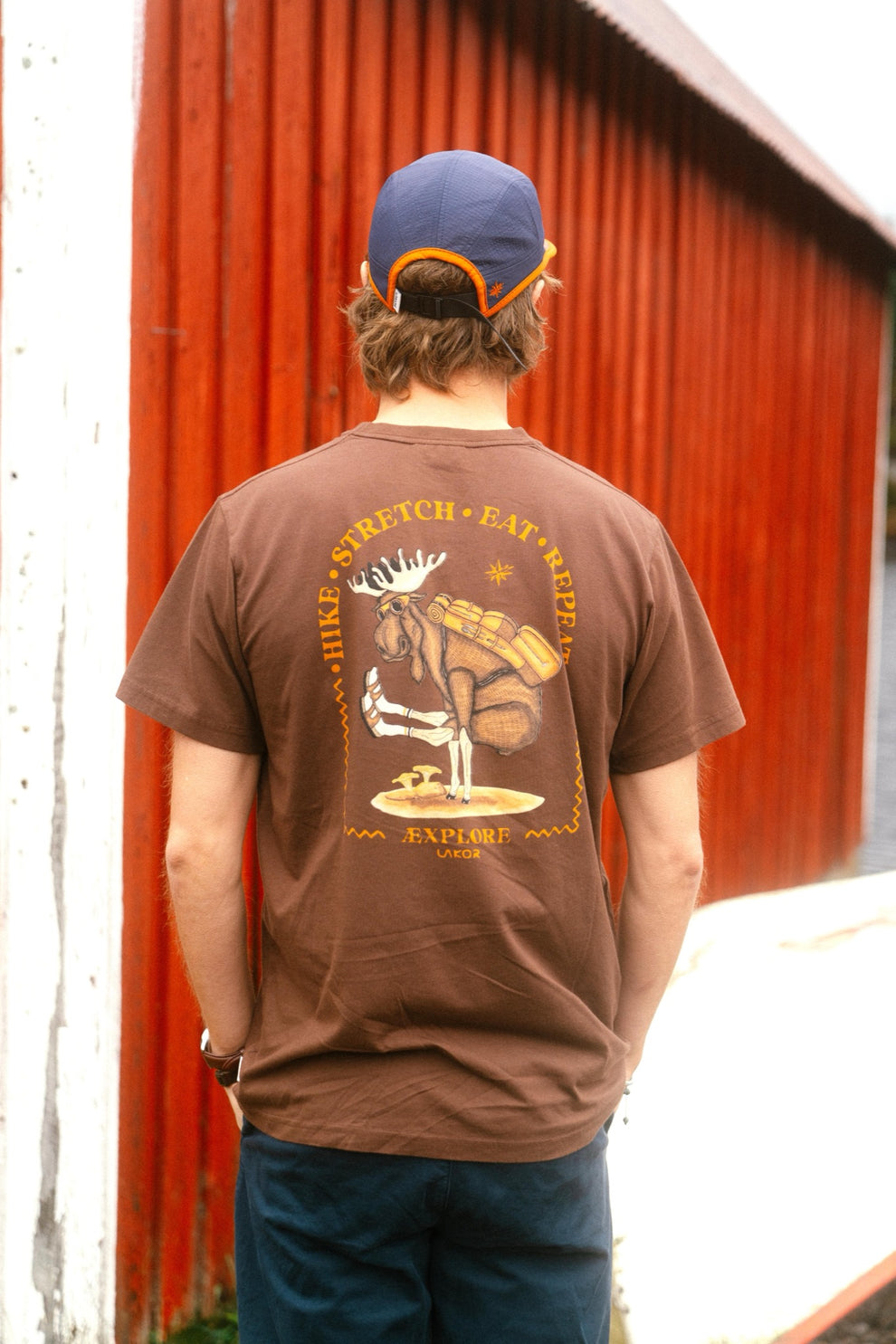 Lakor Yoga Moose T-Shirt Chicory Coffee