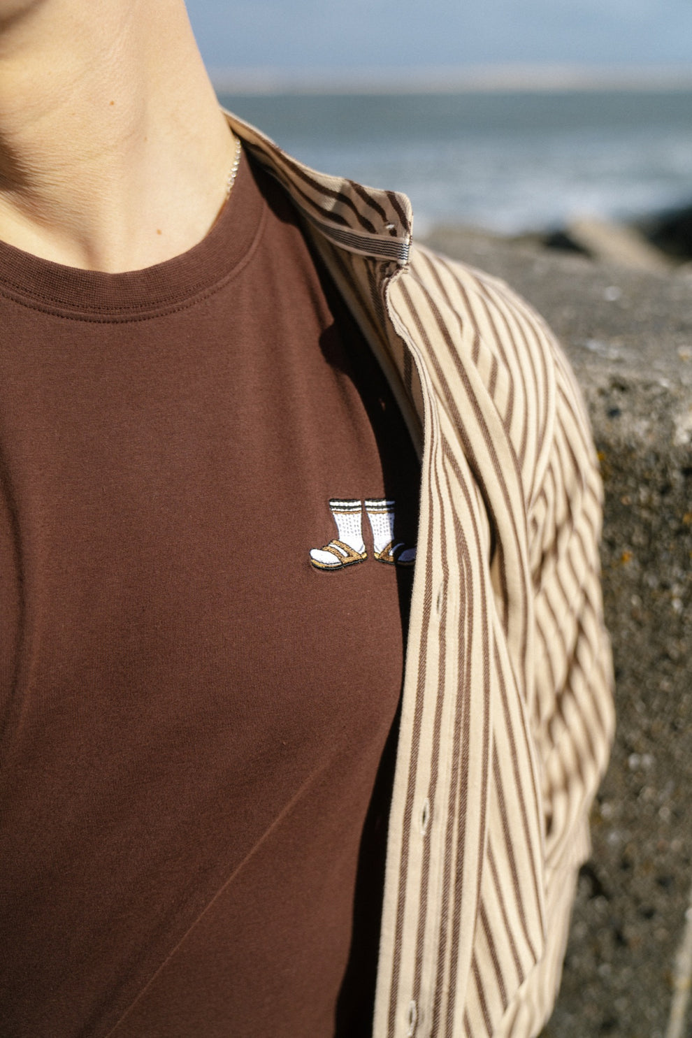 Lakor Mini Socks&Sandals T-Shirt Chicory Coffee