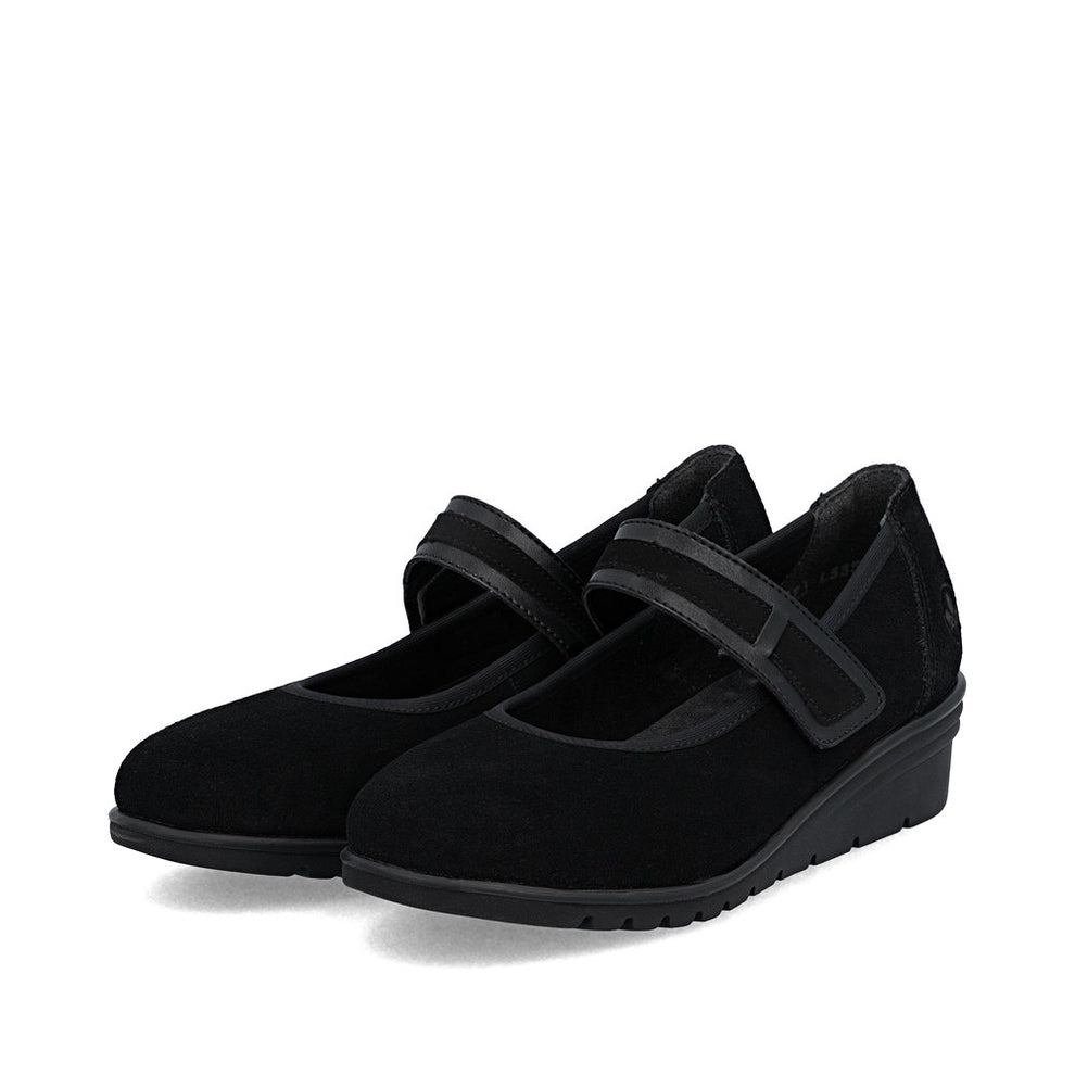 Rieker W Sko Black - L5357-00