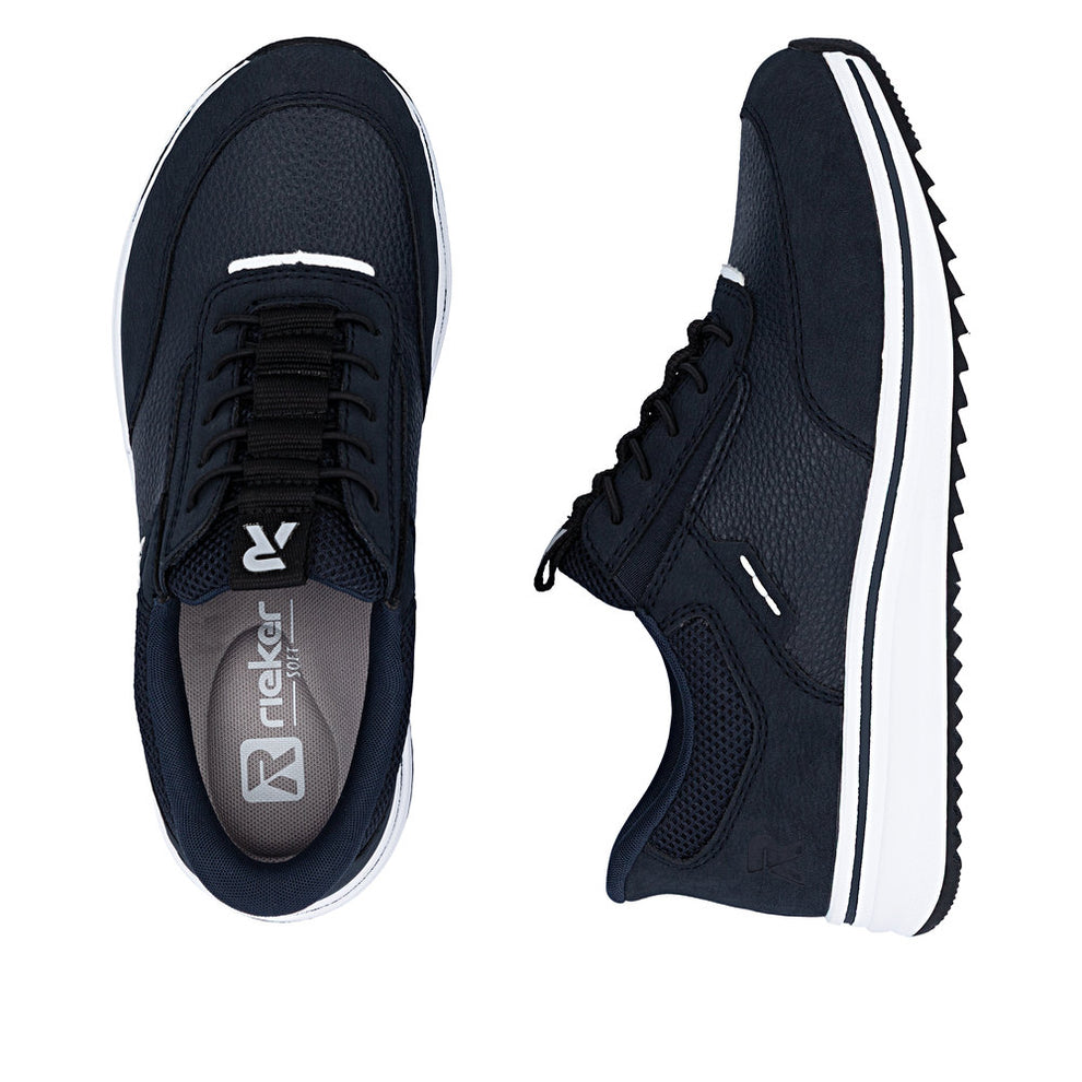 Rieker W Sko Blue - L5850-14