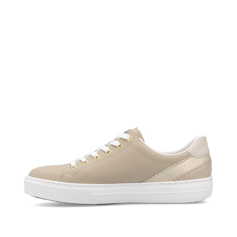 Rieker W Sko Beige - L5900-62