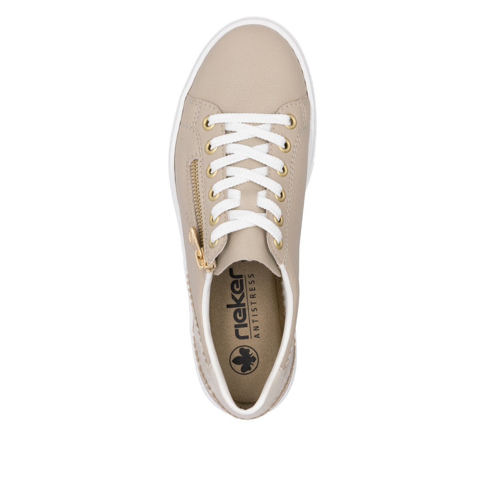 Rieker W Sko Beige - L5900-62