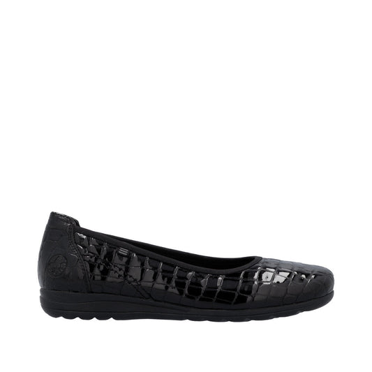 Rieker W Sko Black - L9350-01