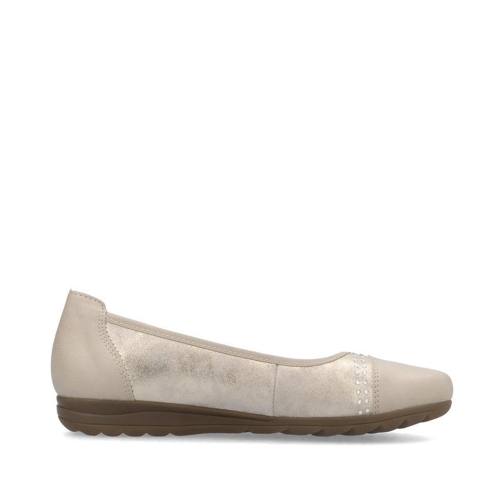 Rieker W Sko Beige - L9353-62