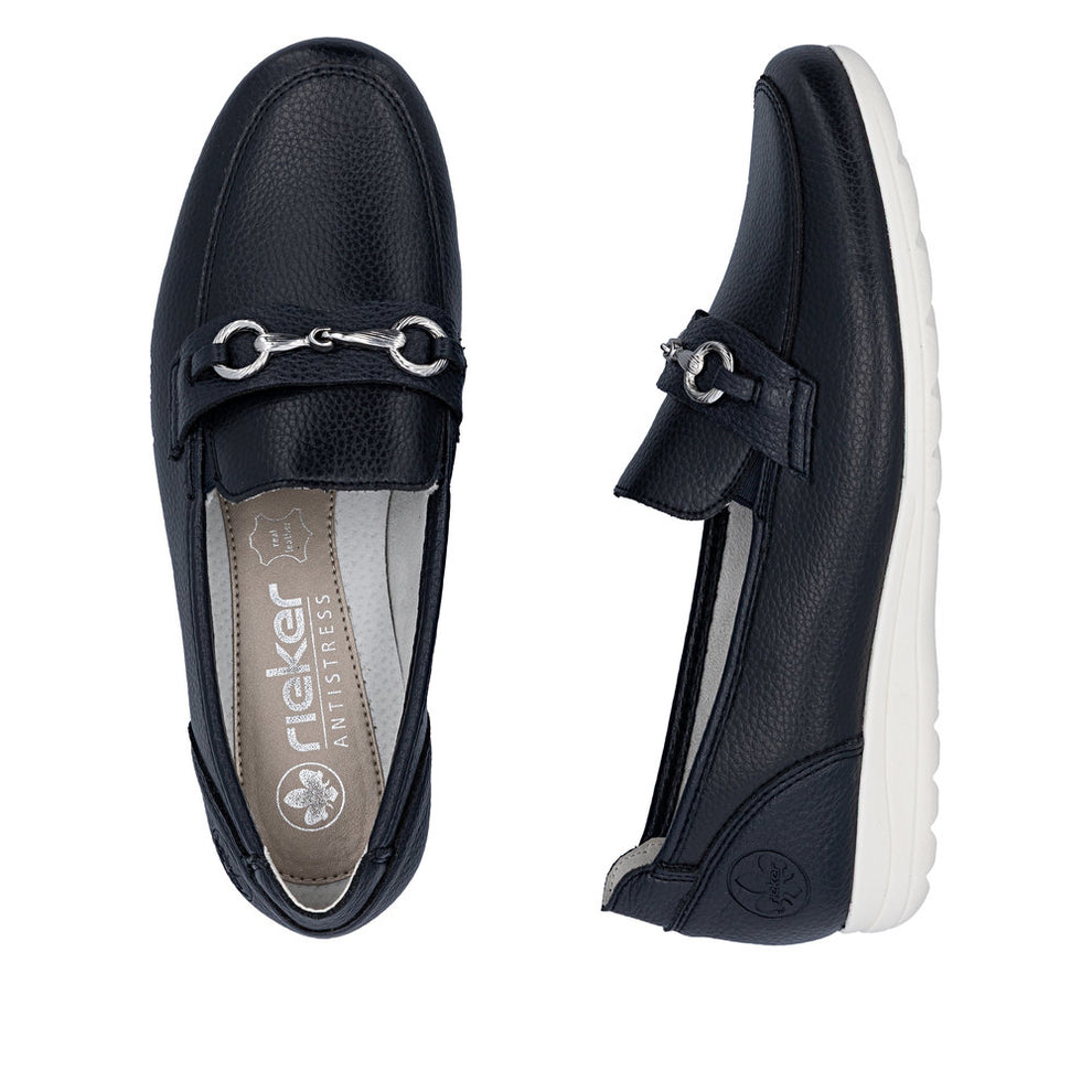 Rieker W Sko Blue - L9355-14