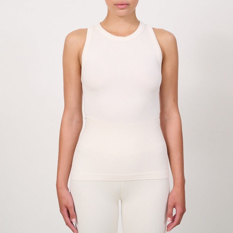 Lune Active W Maia Micromodal Soft Rib Tank Off White