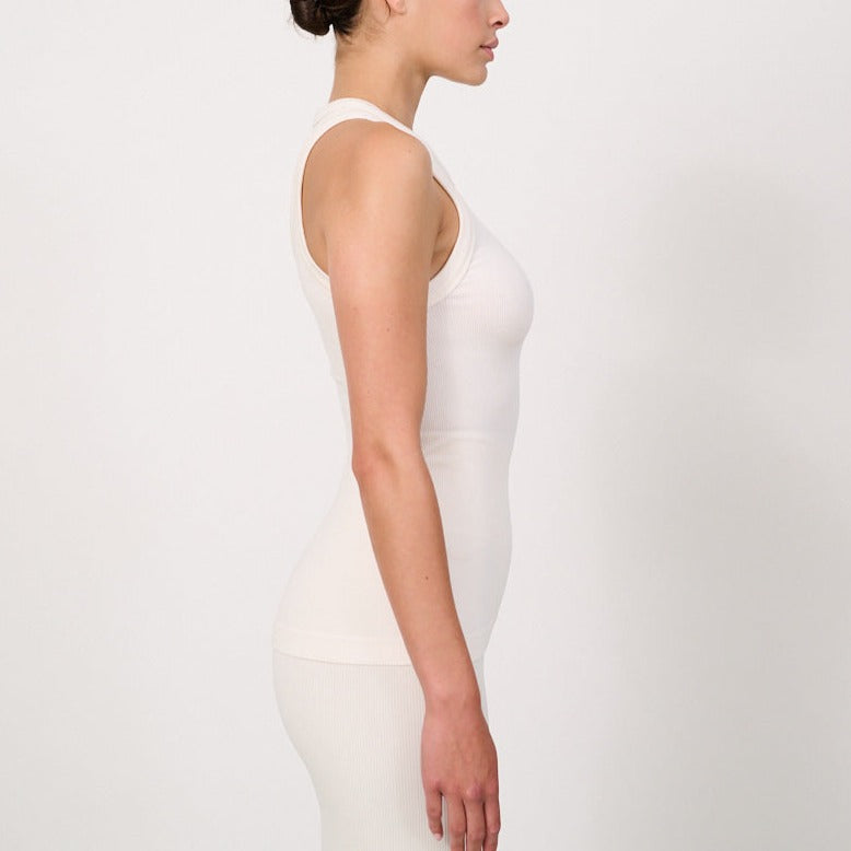 Lune Active W Maia Micromodal Soft Rib Tank Off White