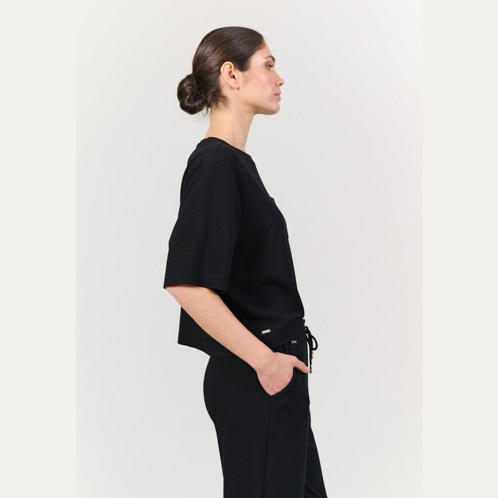 LUNE W Forrest Essential Short T-Shirt Black