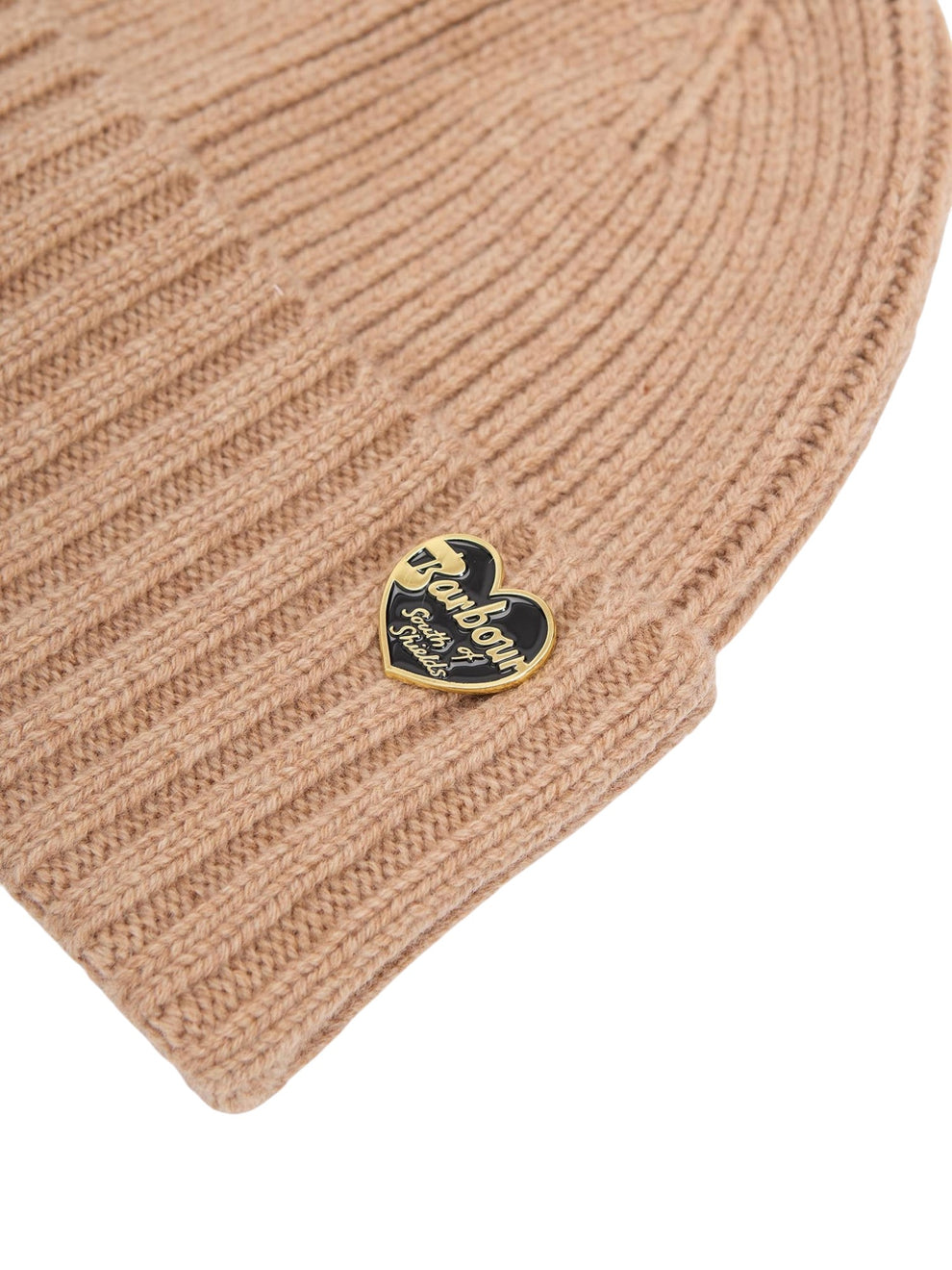 Barbour W Annette Knitted Beanie Hat Classic Beige OS