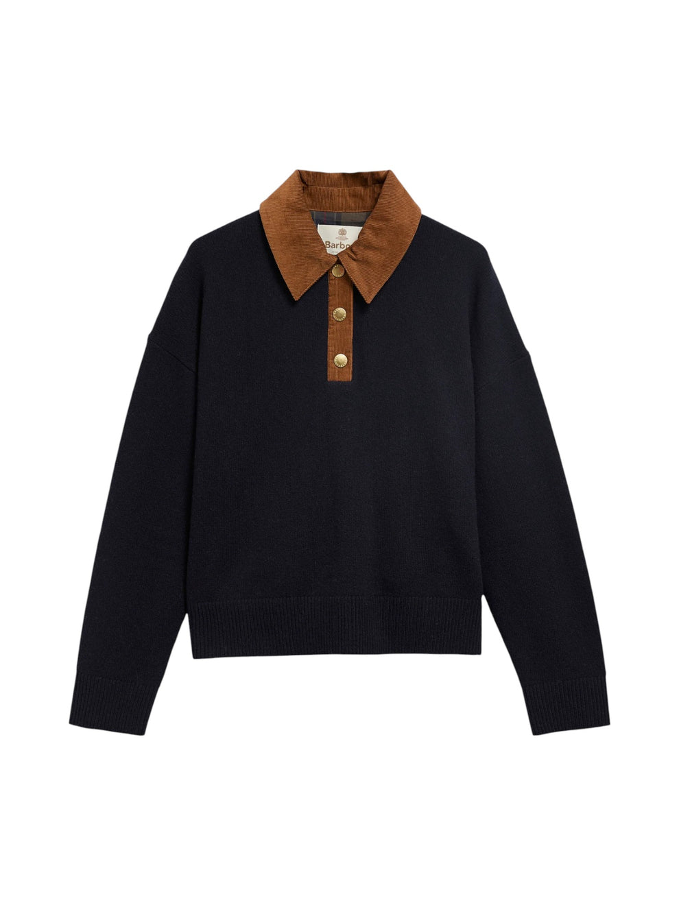Barbour W Ravenshill Knitted Jumper Navy