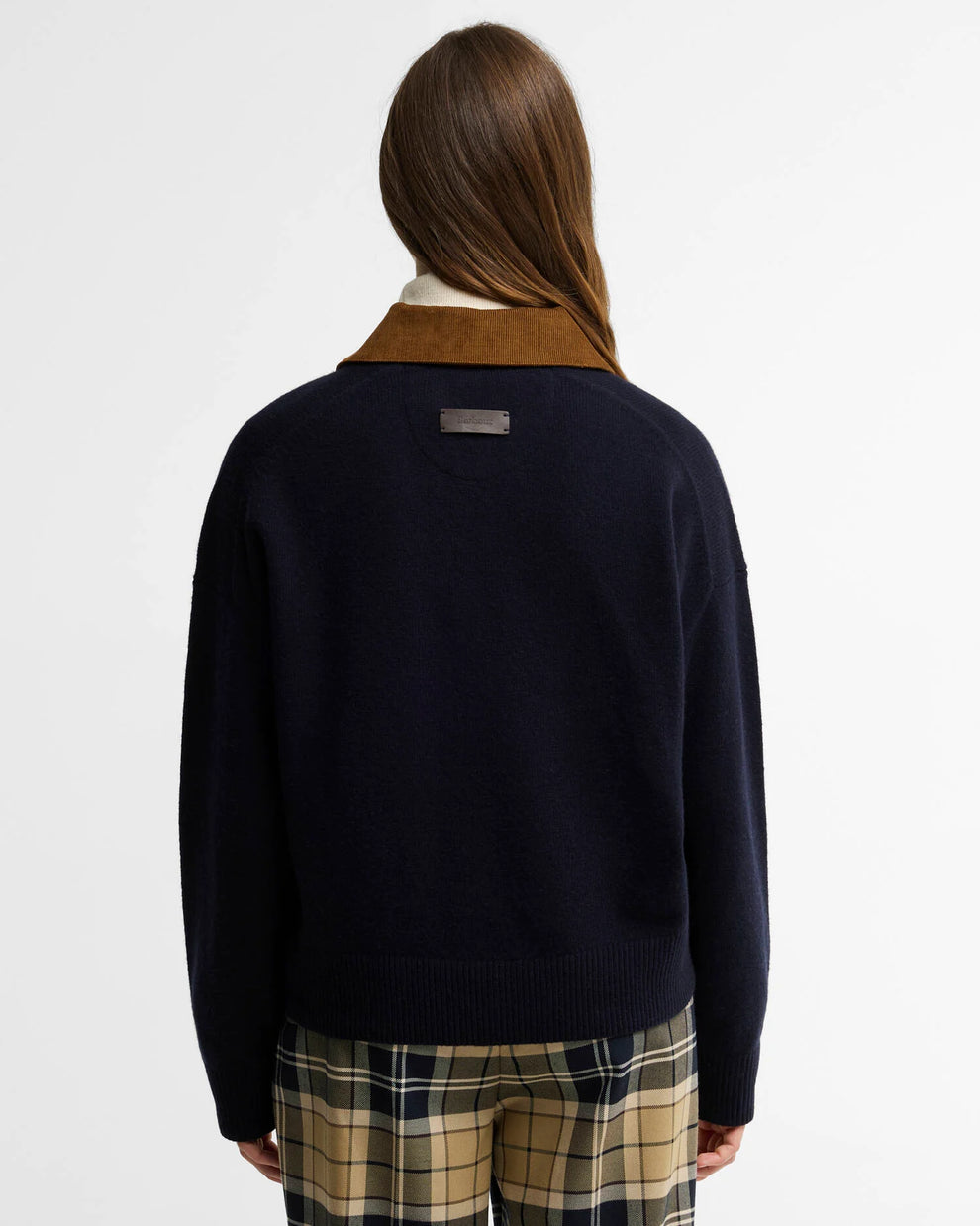 Barbour W Ravenshill Knitted Jumper Navy