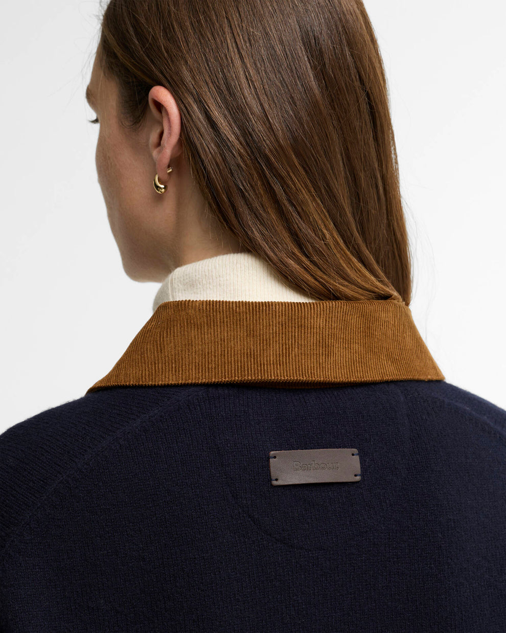 Barbour W Ravenshill Knitted Jumper Navy