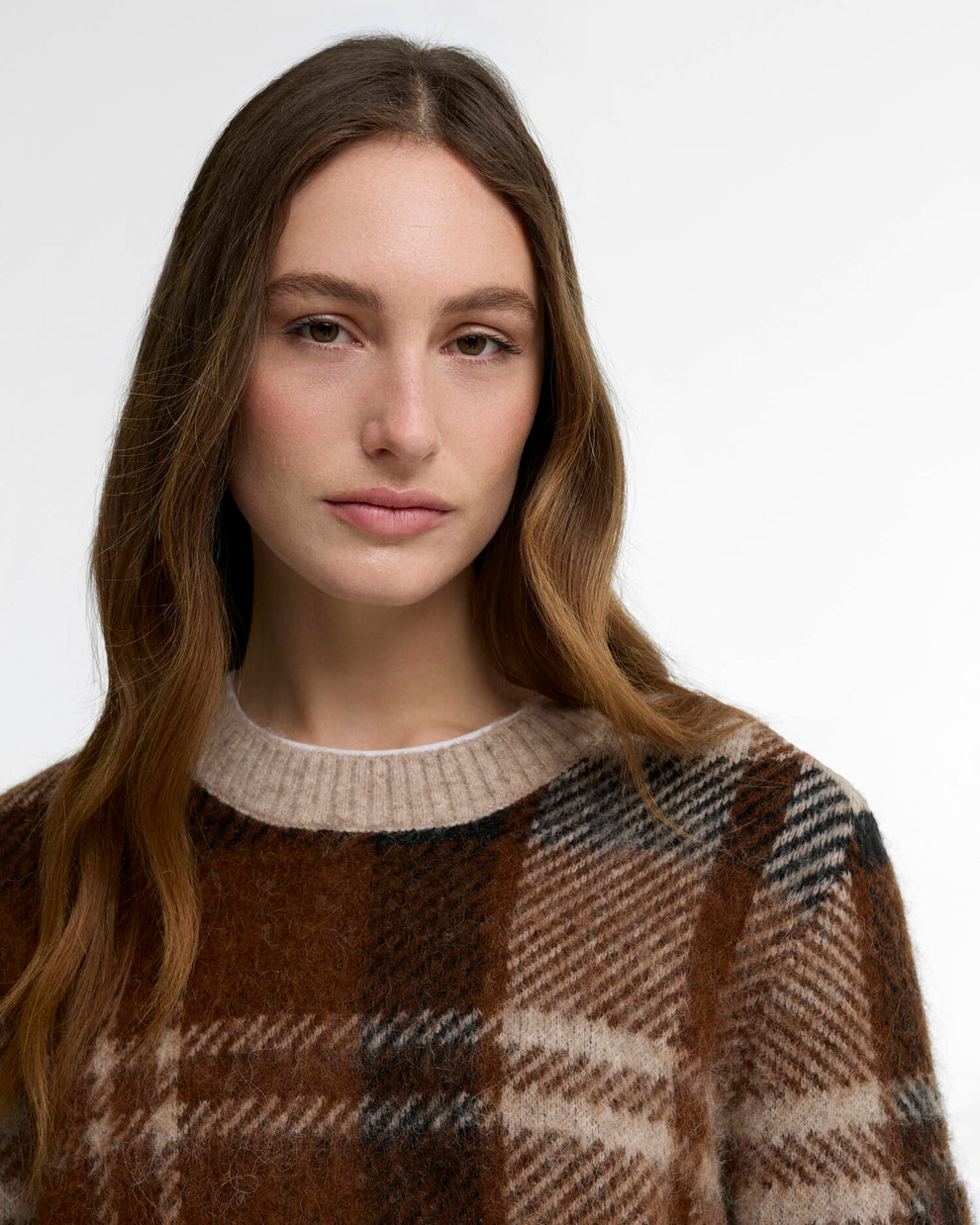 Barbour W Glendyn Knitted Jumper Multi