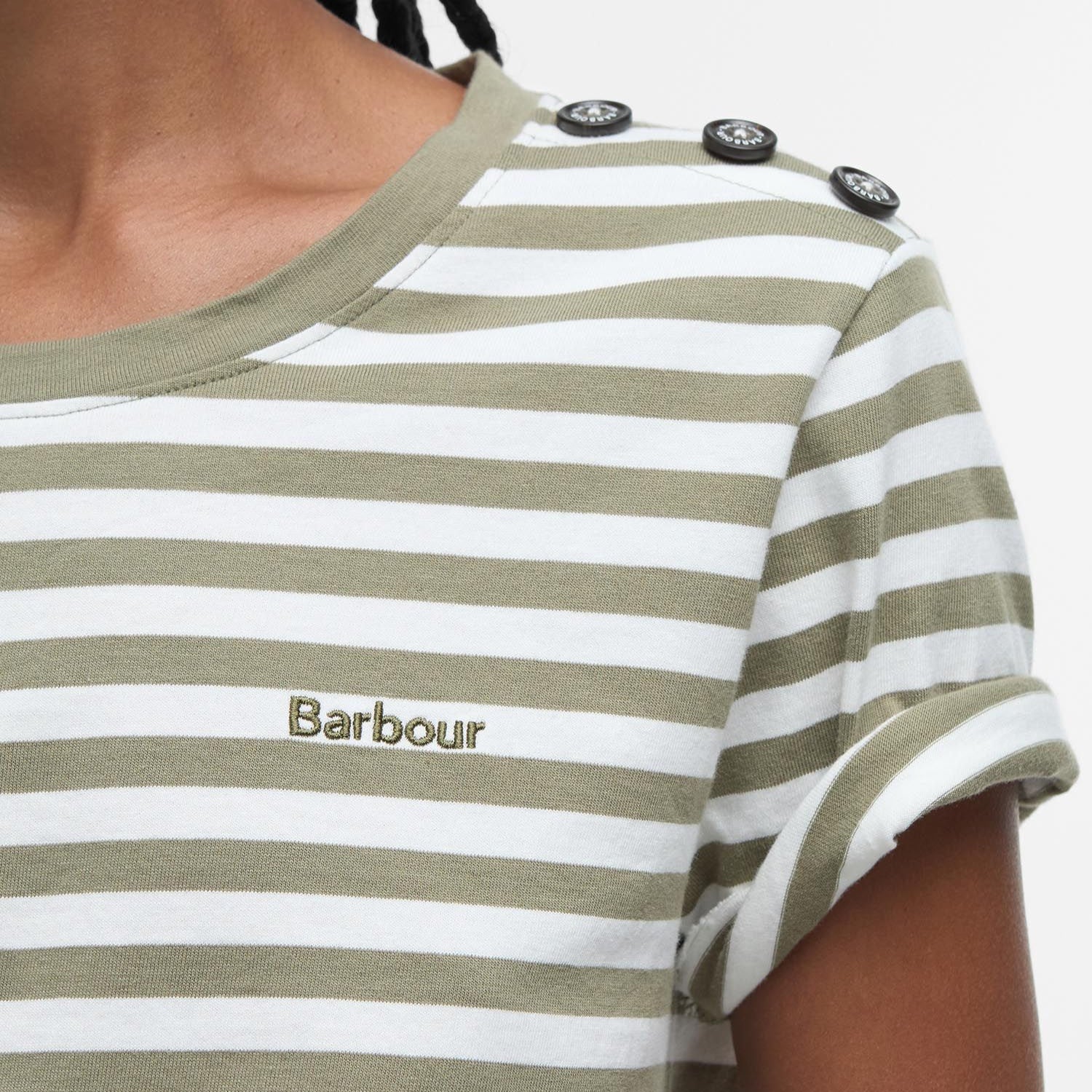 Barbour W Ferryside Top Dusky Green