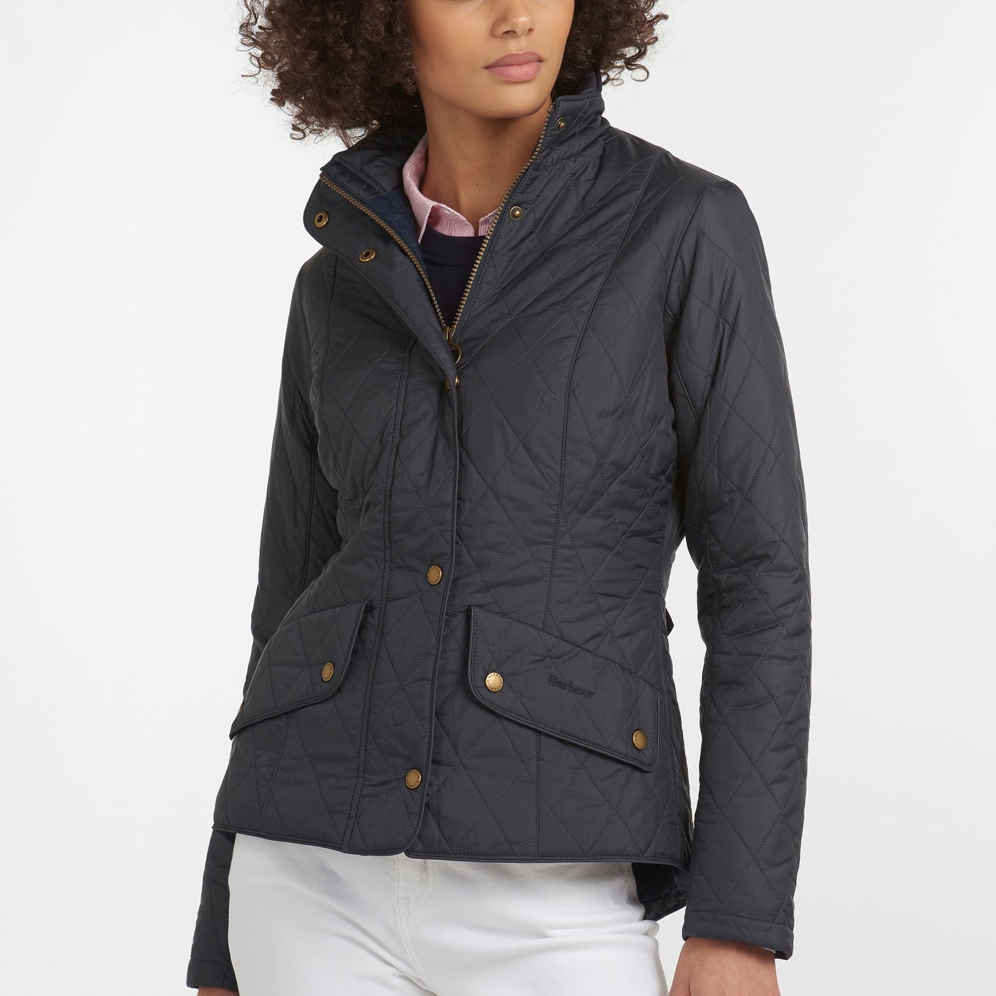 Barbour W F/Wt Cavalry Jakke Navy