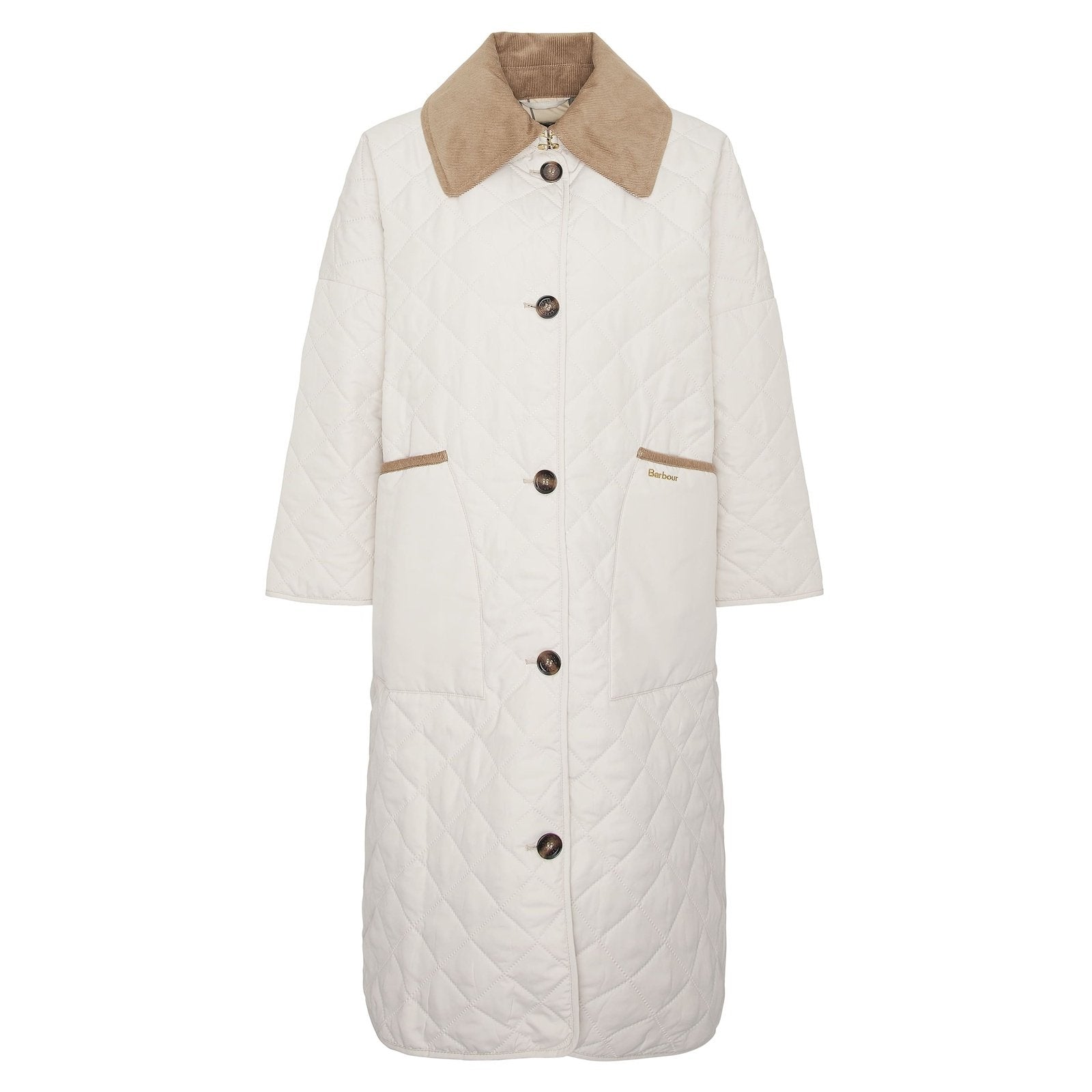 Barbour W Lockton Quilt Frakke Summer Pearl