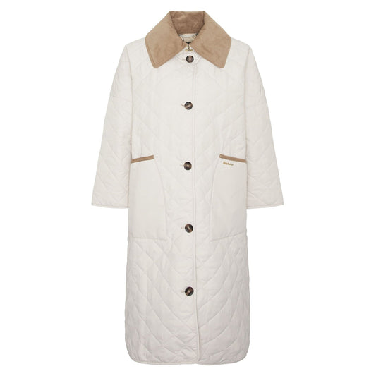 Barbour W Lockton Quilt Frakke Summer Pearl