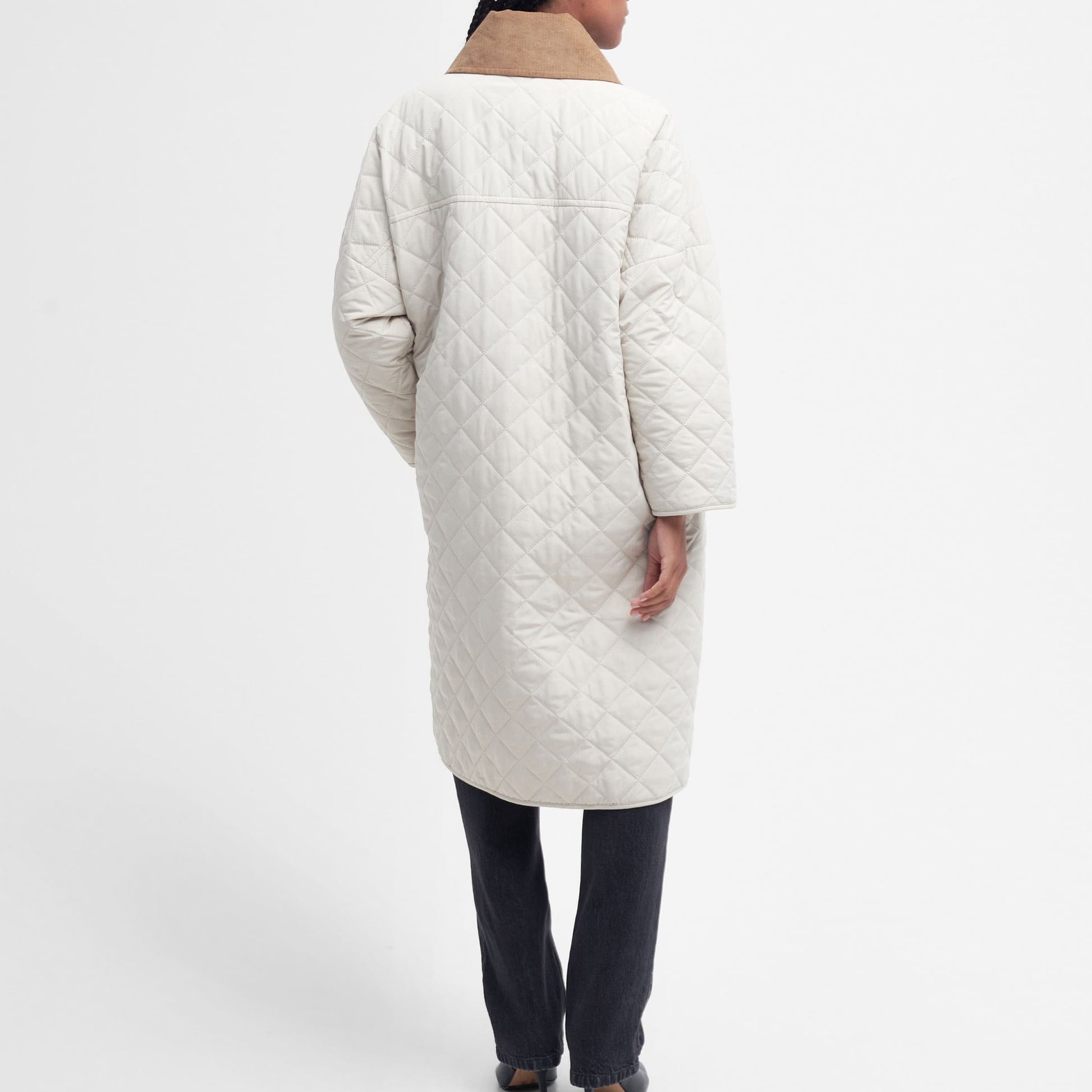 Barbour W Lockton Quilt Frakke Summer Pearl