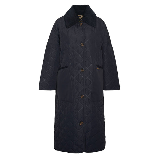 Barbour W Lockton Quilt Frakke Navy