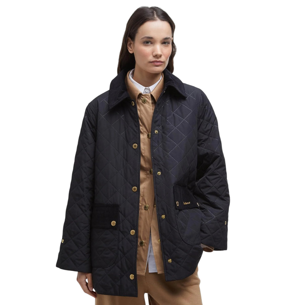 Barbour W Corinne Quilt Black