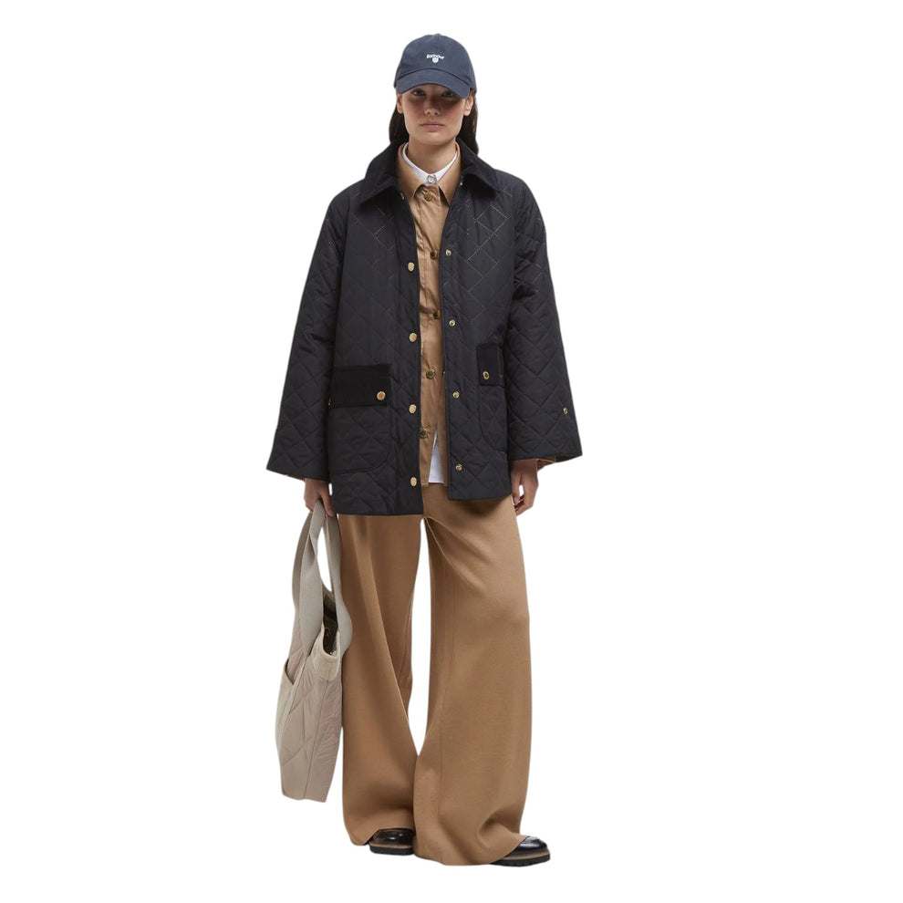 Barbour W Corinne Quilt Black