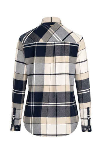 Barbour W Anna Skjorte Light Birchwood Dress Tartan