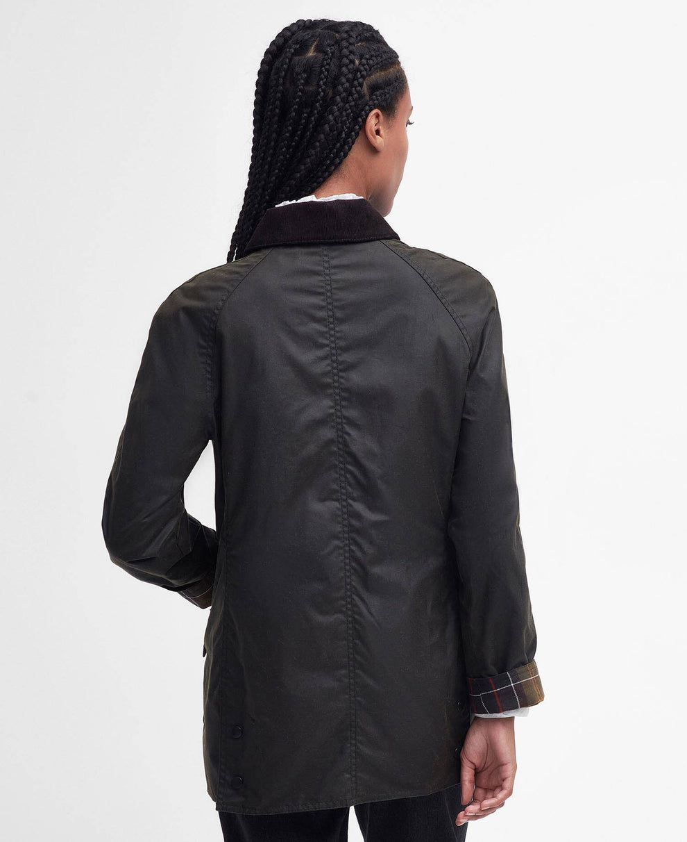 Barbour W Classic Beadnell Wax Jakke Olive
