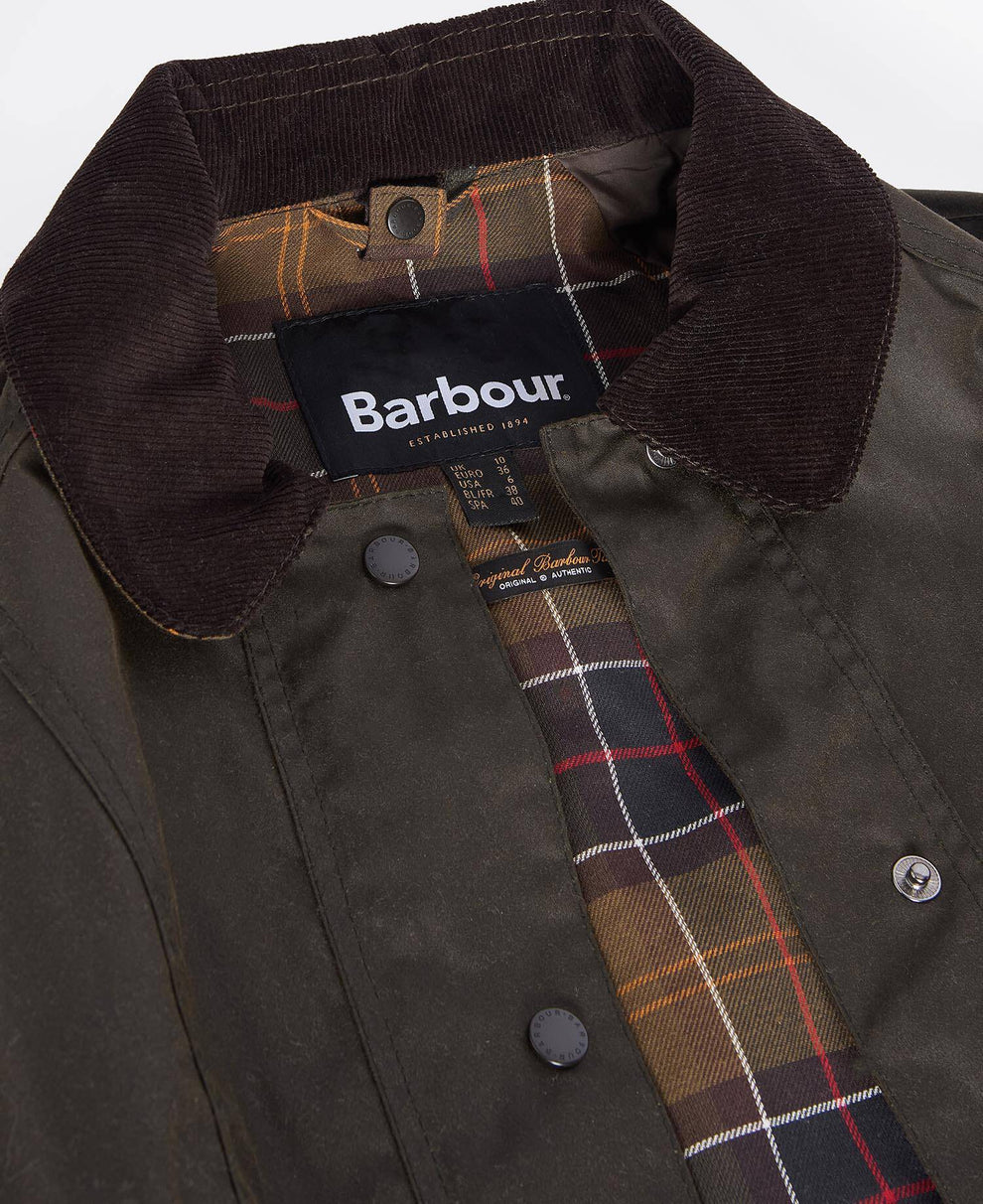 Barbour W Classic Beadnell Wax Jakke Olive