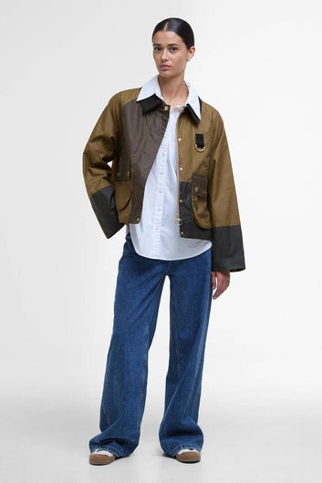 Barbour W Alma Wax Jacket Sand