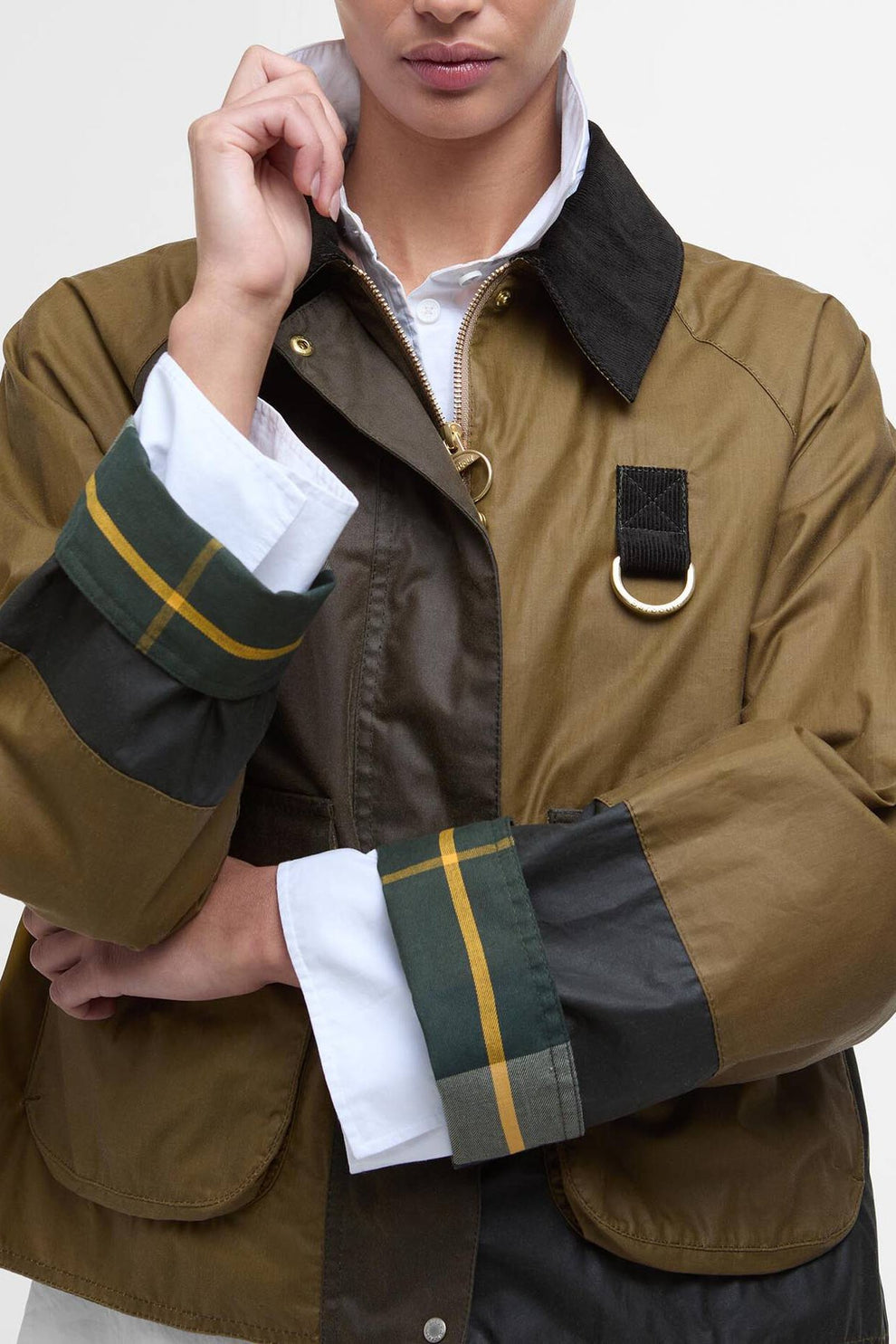 Barbour W Alma Wax Jacket Sand