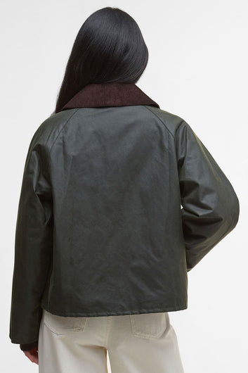 Barbour Arlene Wax Jacket Olive