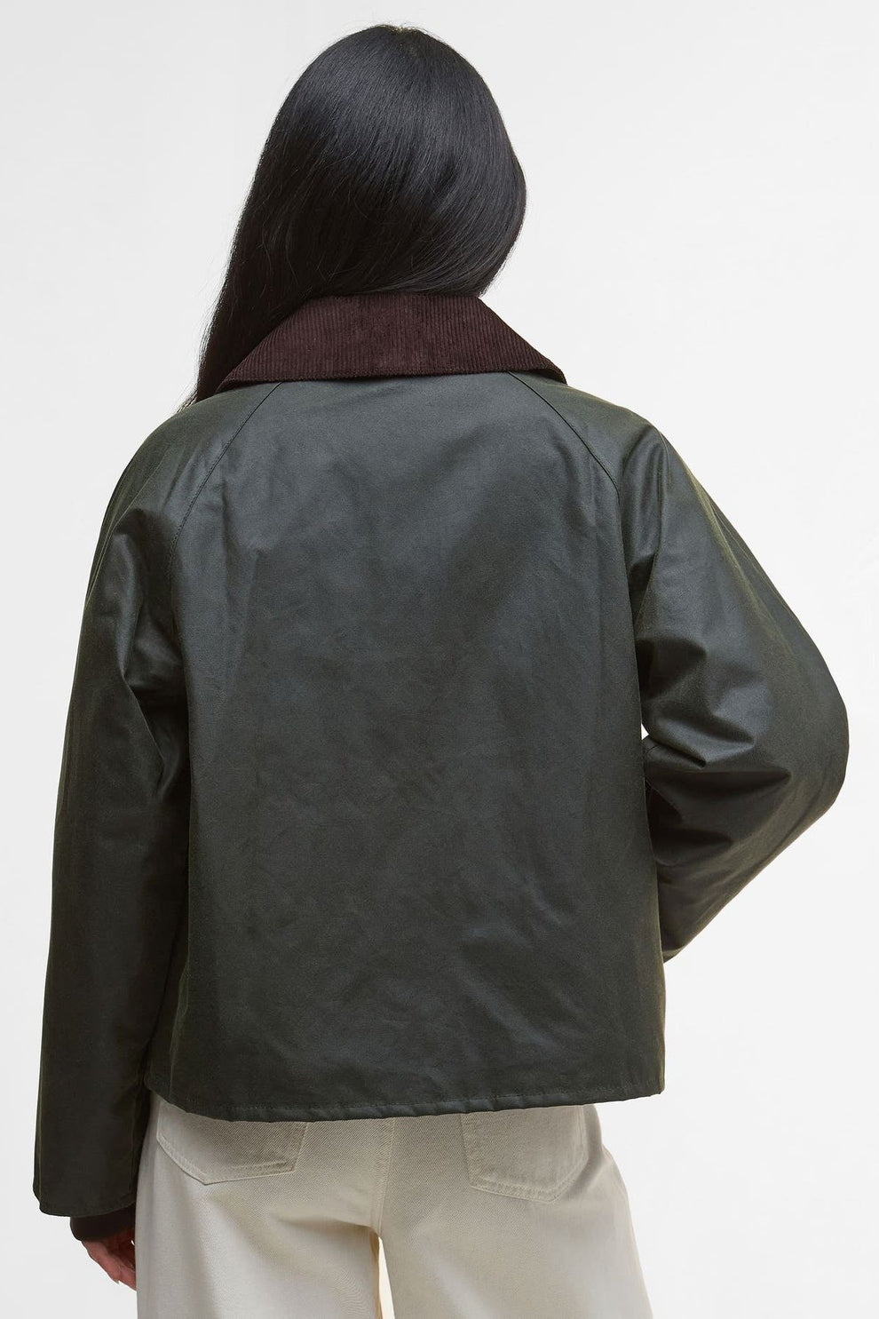 Barbour Arlene Wax Jacket Olive