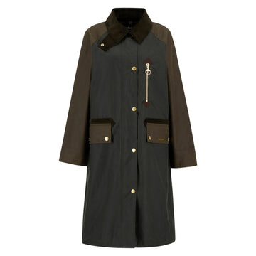 Barbour Evette Wax Jacket Olive