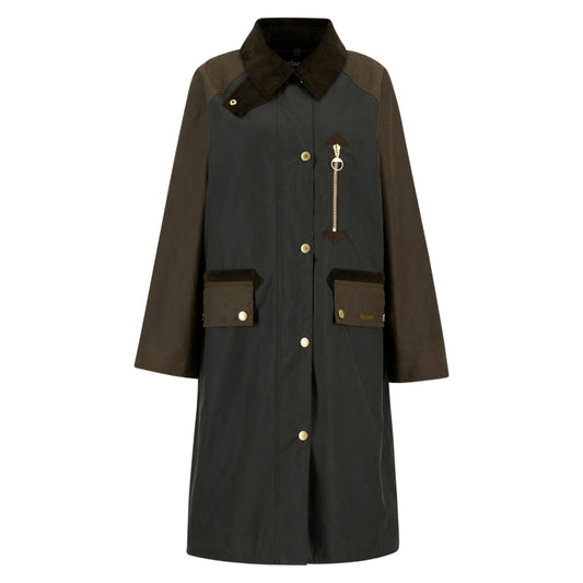 Barbour Evette Wax Jacket Olive