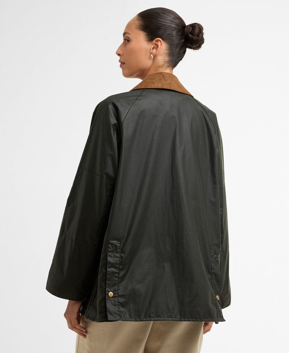 Barbour W Argill Wax Jacket Olive Black
