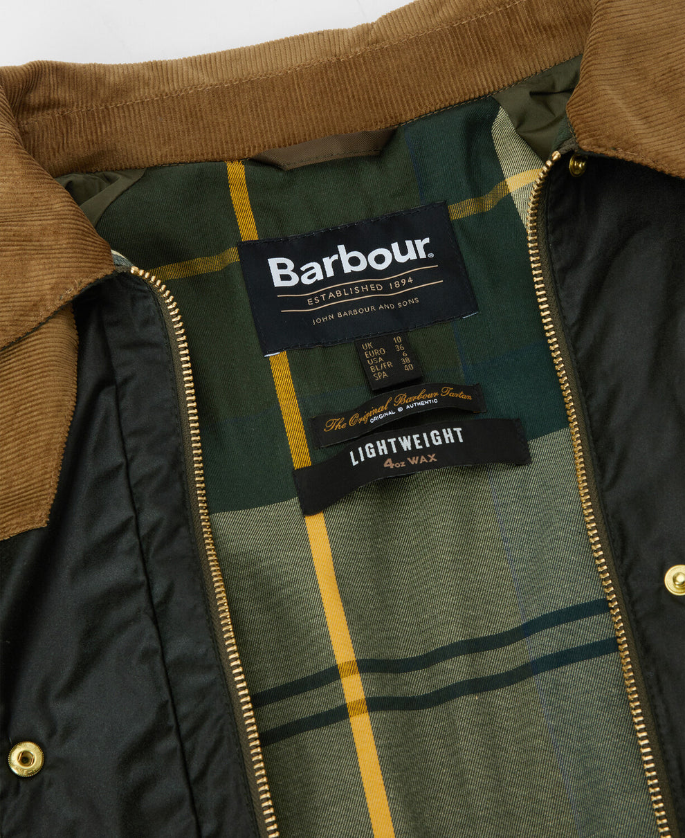 Barbour W Argill Wax Jacket Olive Black