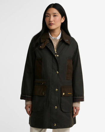 Barbour W Icons Modern Beaufort Wax Olive