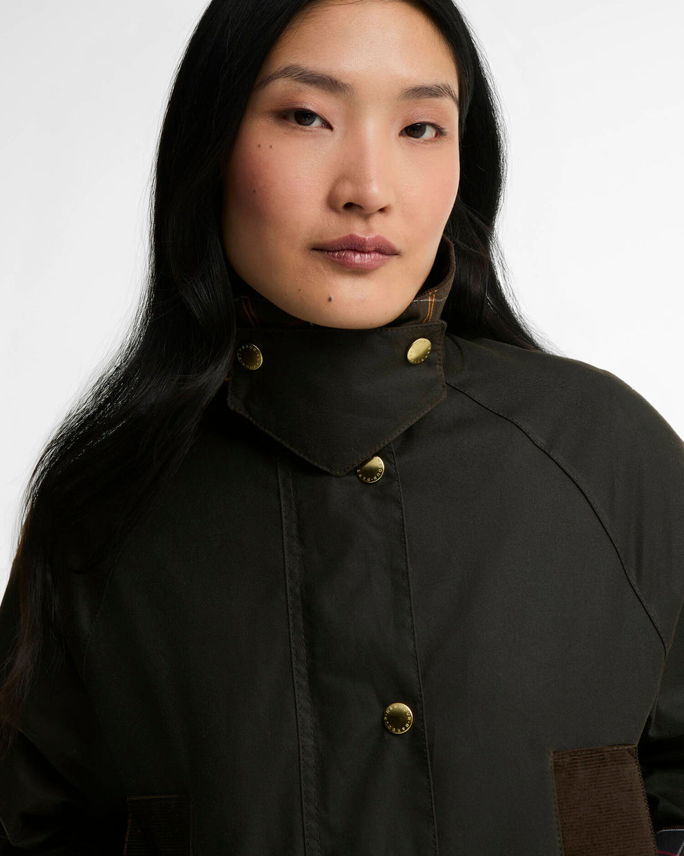 Barbour W Icons Modern Beaufort Wax Olive