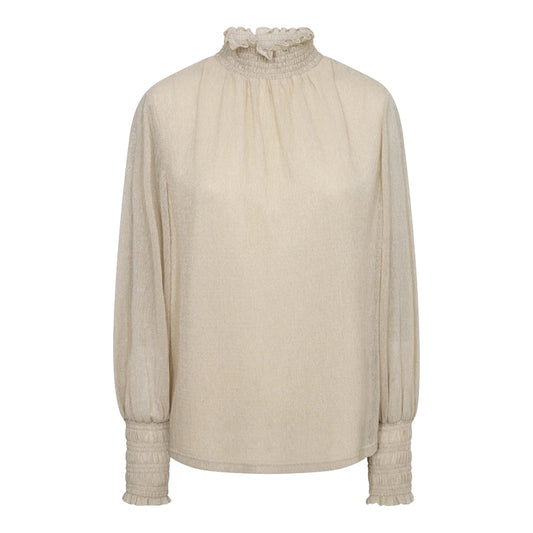 Mos Mosh Mmximena Glam Ls Blouse Summer Sand