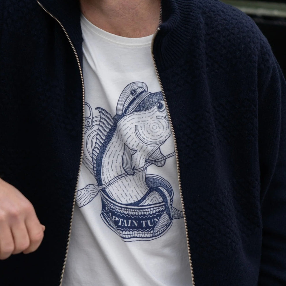 Lakor U Captain Tuna T-Shirt Star White