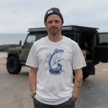 Lakor U Captain Tuna T-Shirt Star White