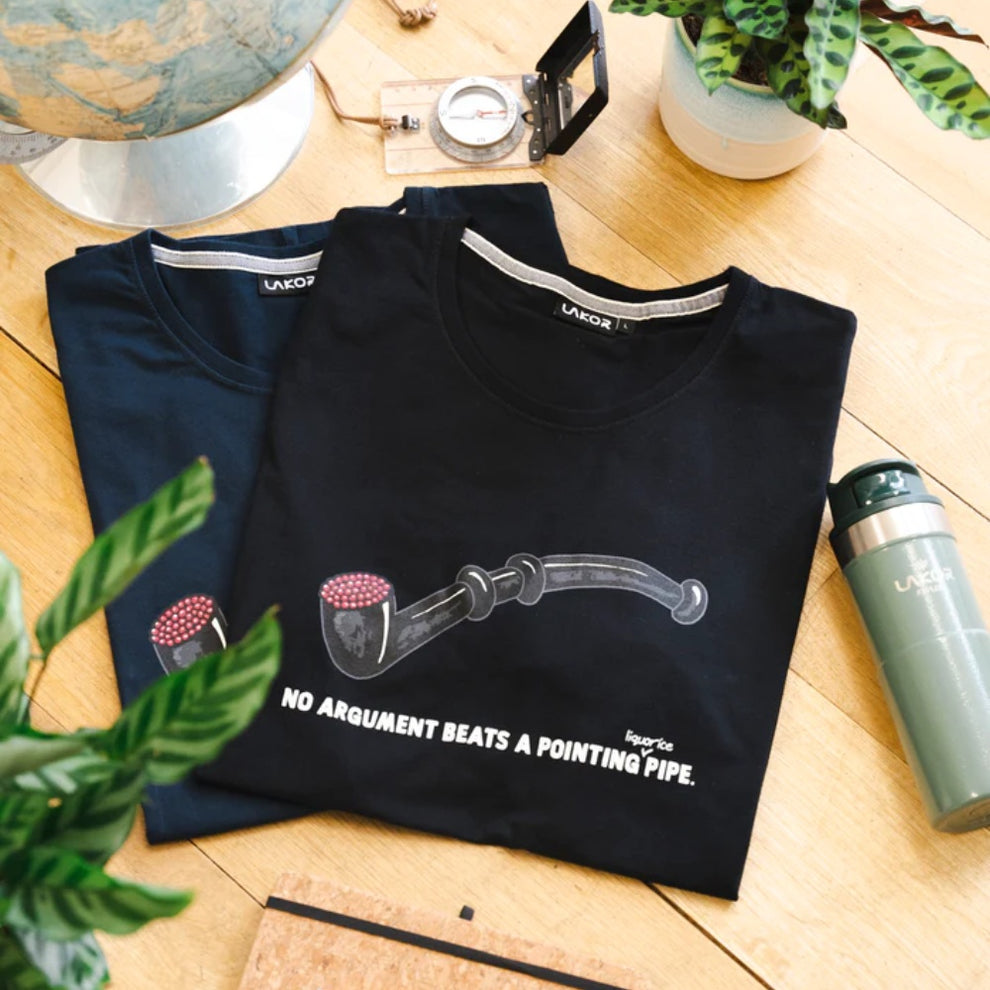 Lakor M Lakridspibe T-Shirt Black
