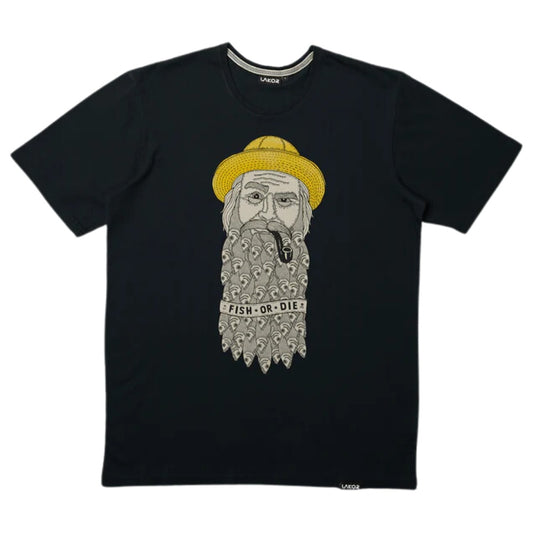 Lakor U Fishy Beard T-Shirt Moonless Night