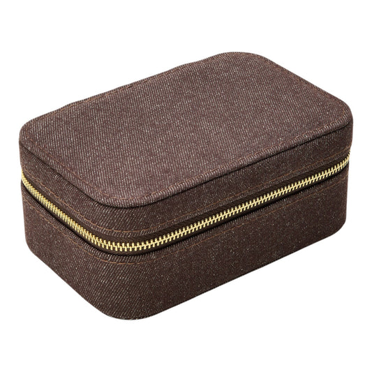 Pico Large Jewelry Box Chocolate Denim