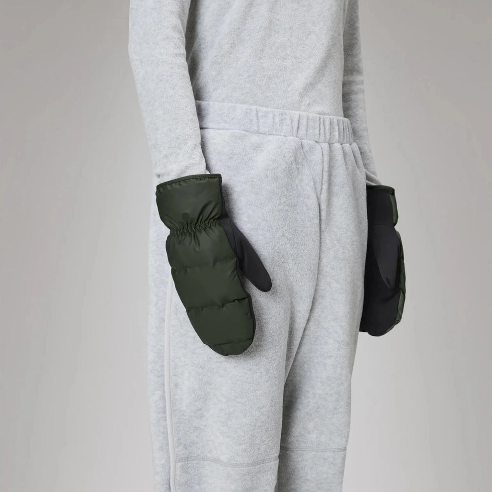 Rains U Lohja Puffer Mittens W1T2 Green