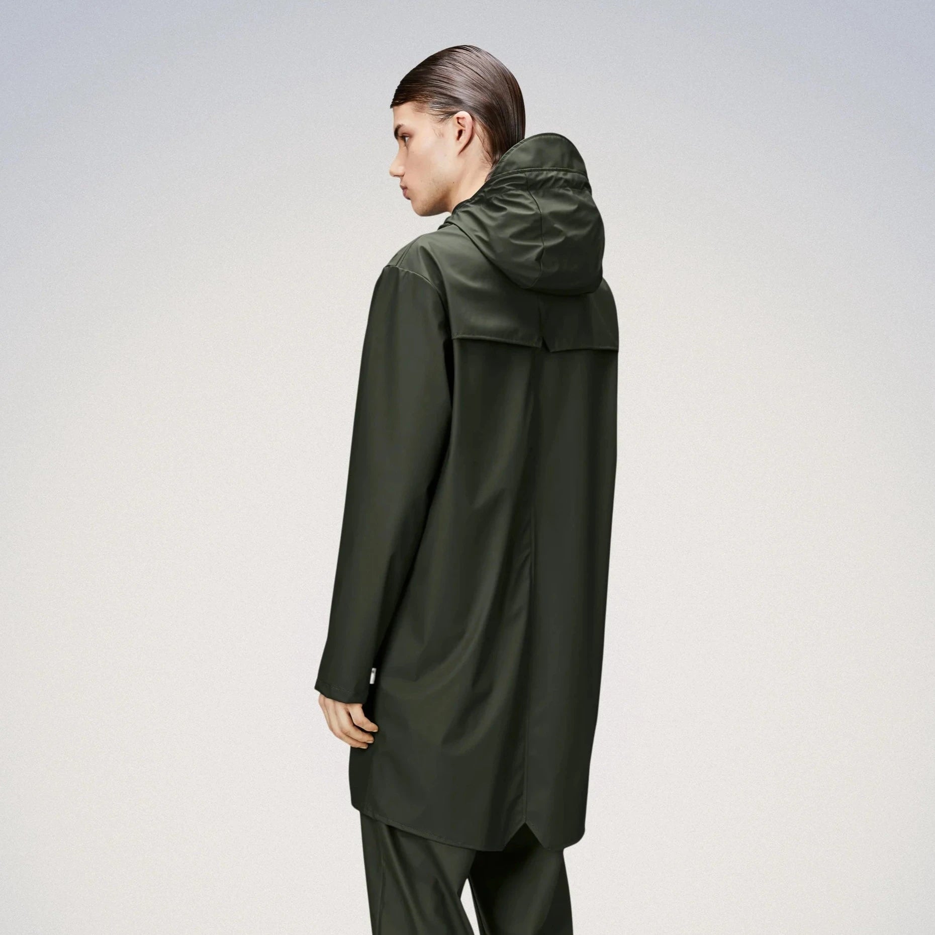 Rains U Long Jacket W3 Green
